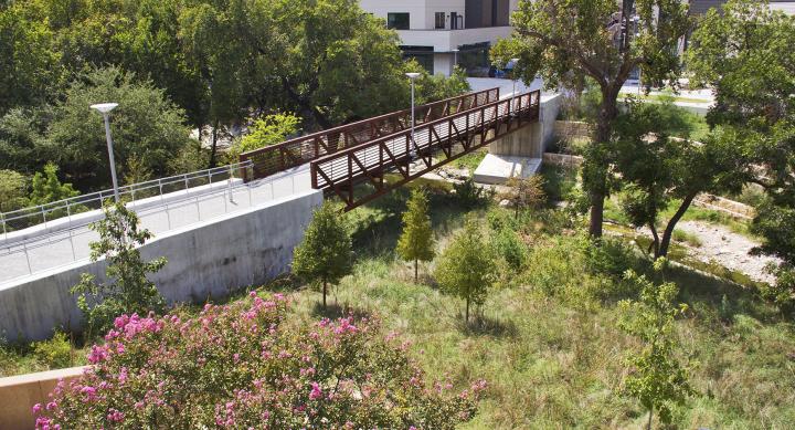 Dell Medical combines LEED with Waller Creek restoration
