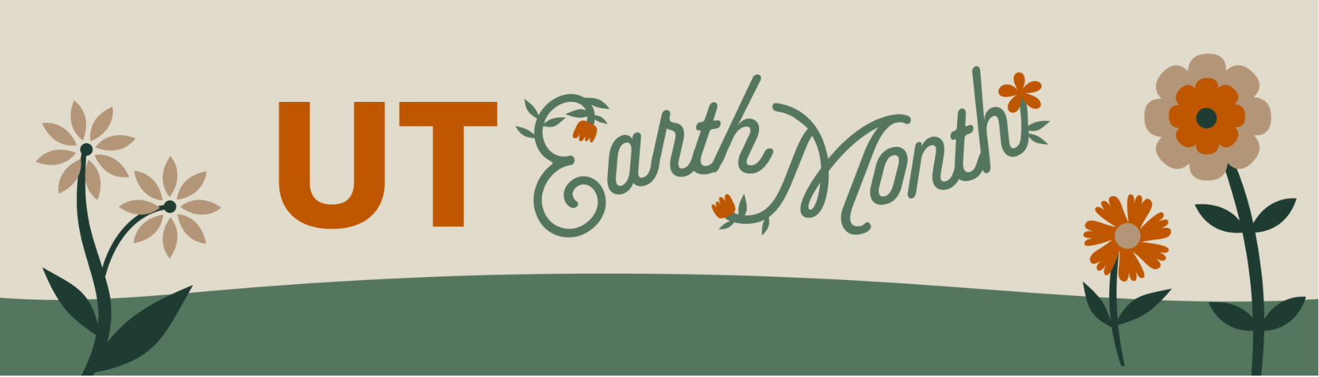 UT Earth Month Banner