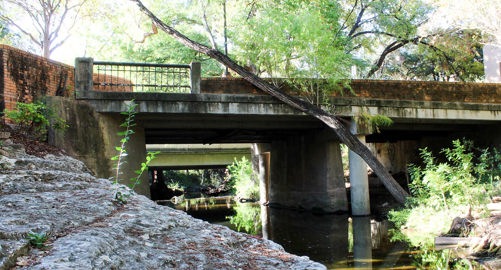 View from USGS Bridge looking south