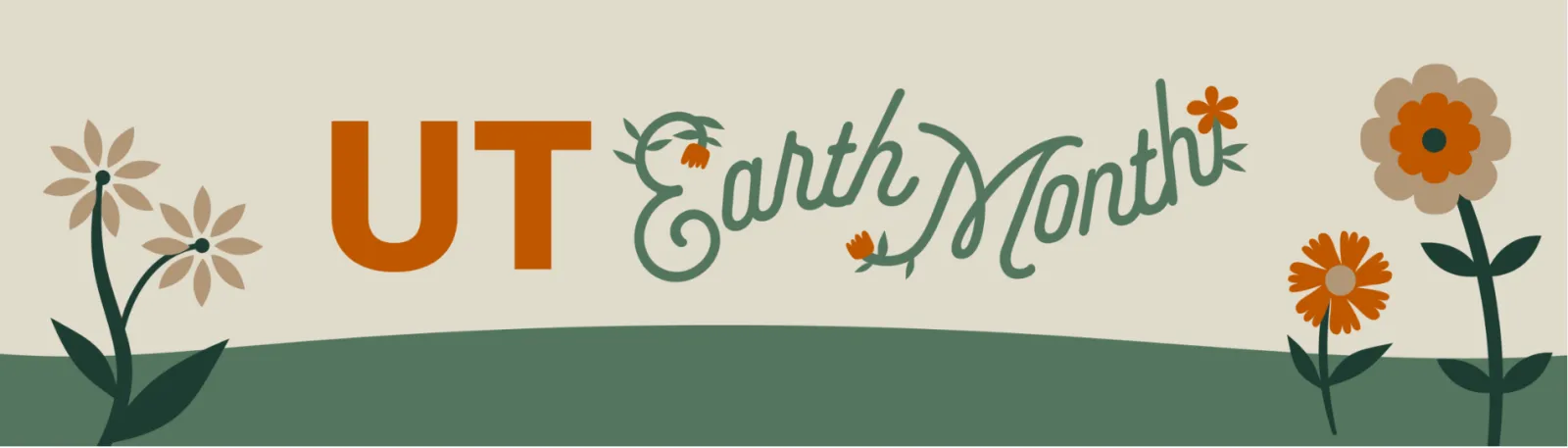 UT Earth Month Banner