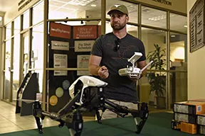 UAV to reduce irrigation 