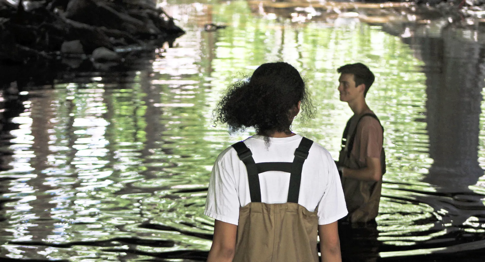 Summer research in Waller Creek