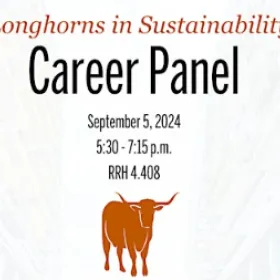 Longhorns Sustainability Careers Panel