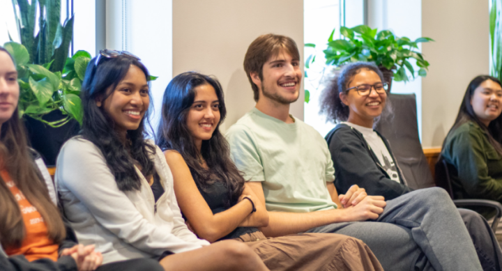 Students listening