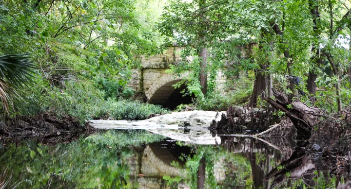 Bridge near MLK over Waller Creek