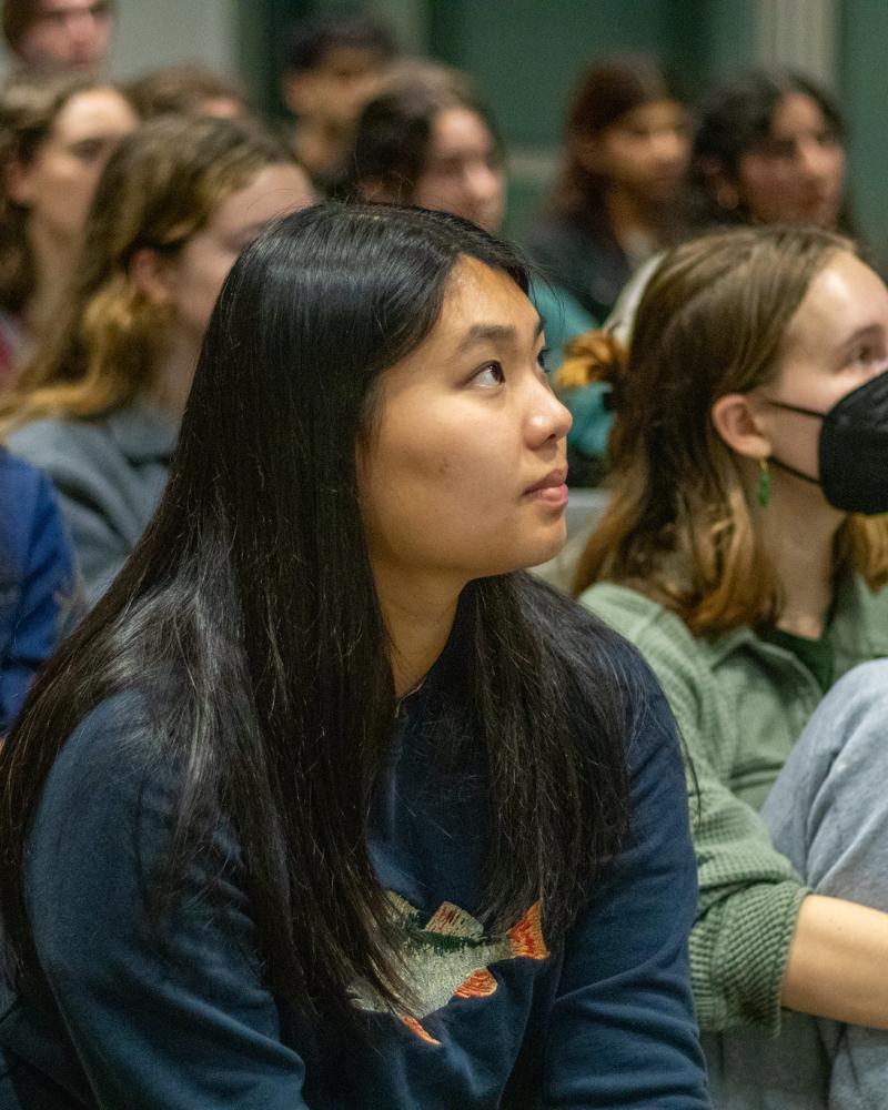 Students listening