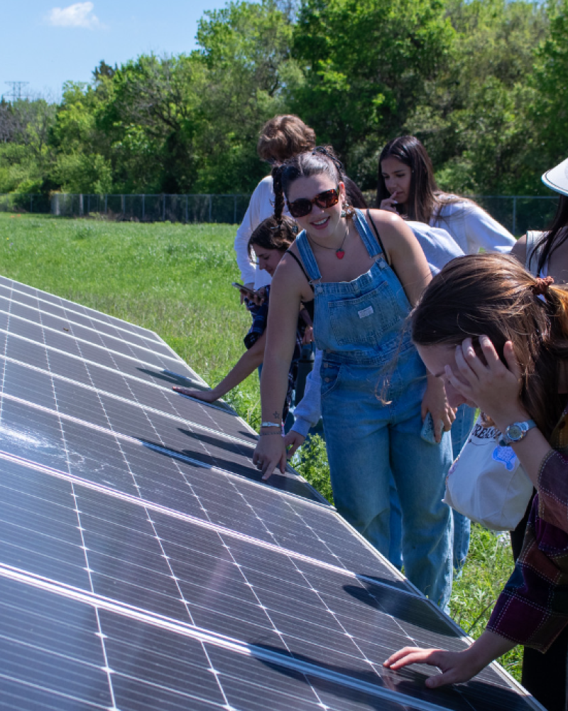 Solar panel visit